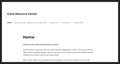 Desktop Screenshot of evaluators.coylehospitality.com